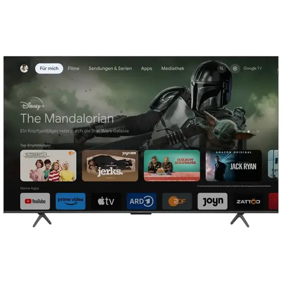 55" LED SMART TV TCL 55C655, QLED, 3840x2160, Google TV, Black, 6 image