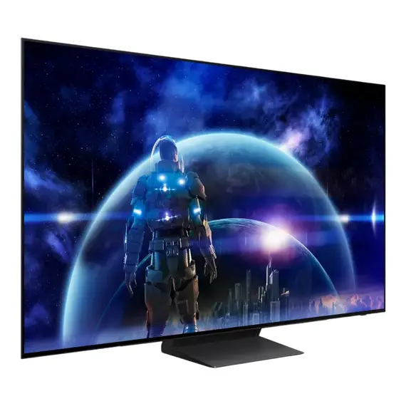 48" OLED SMART TV Samsung QE48S90DAEXUA, Quantum Dot OLED 3840x2160, Tizen OS, Black, 5 image
