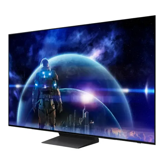 48" OLED SMART TV Samsung QE48S90DAEXUA, Quantum Dot OLED 3840x2160, Tizen OS, Black, 4 image