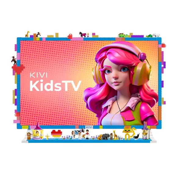 32" LED SMART TV KIVI KidsTV, 1920x1080 FHD, Android TV, Blue, 5 image