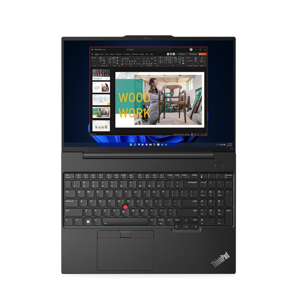 Laptop Lenovo ThinkPad E16 G1, 16.0'' Black / (Intel Core i7-1355U) / 16GB / 512GB SSD, 4 image