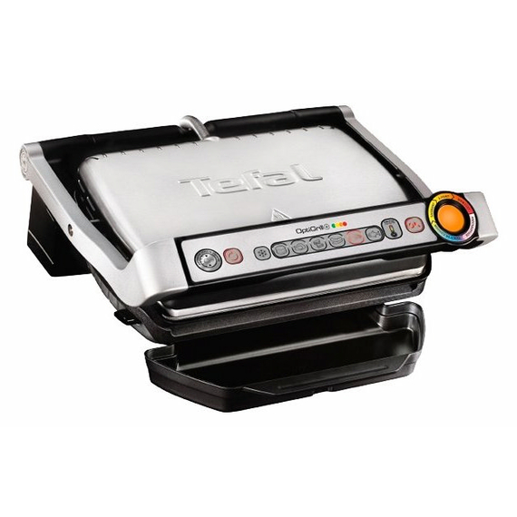 Grătar electric Tefal OptiGrill, 2000W, Oțel inoxidabil, 2 image