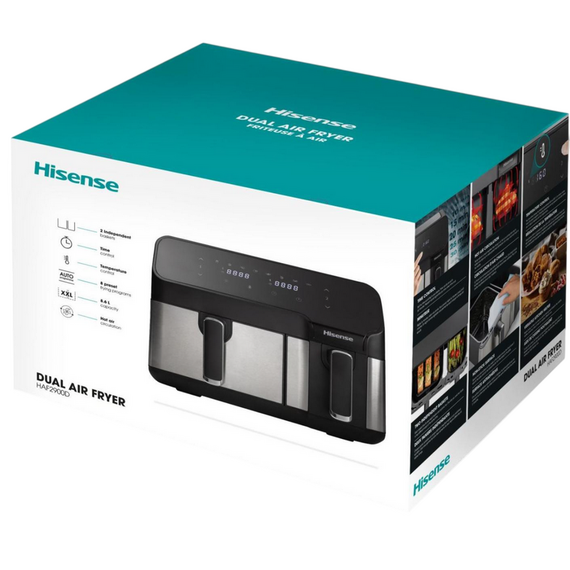 Friteuză cu aer cald Hisense HAF2900D, Negru, 2 image