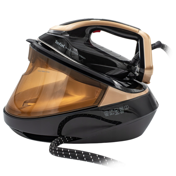 Fier de călcat cu generator de abur Tefal GV9823E1, 3000W, Auriu, 3 image