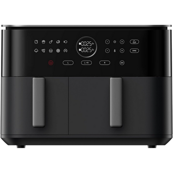 Friteuză cu aer cald Xiaomi Dual Zone, Negru