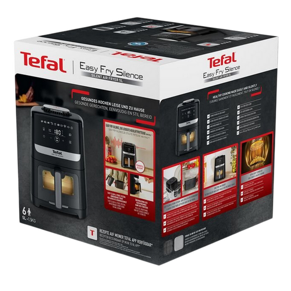 Friteuză cu aer cald Tefal EY5568E0, Negru, 2 image