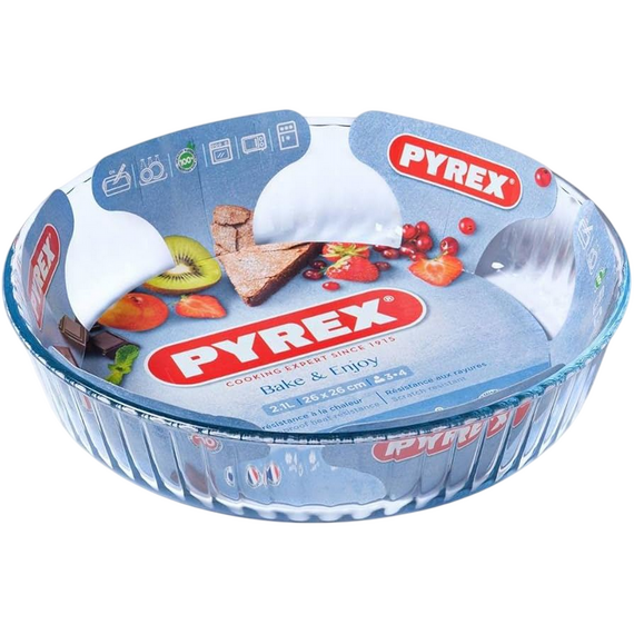 Tava de copt Pyrex 818B000, Transparent, 2 image