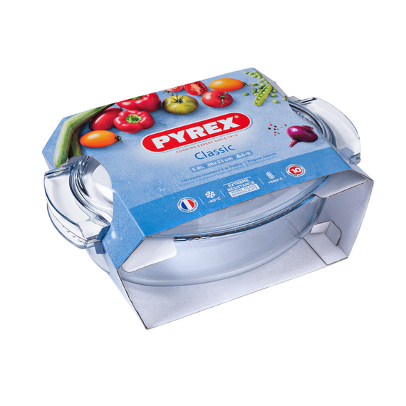 Tava de copt Pyrex 460A000, Transparent, 3 image