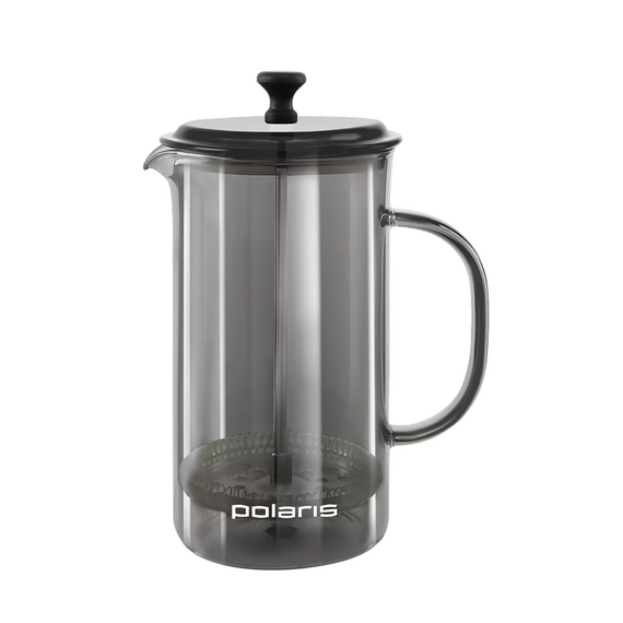 Cafetiera French Press Polaris Graphit-1000FP, 1L, Gri