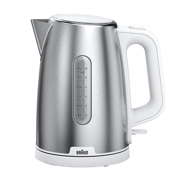 Fierbător electric Braun WK 1500 WH, Alb | Oţel inoxidabil