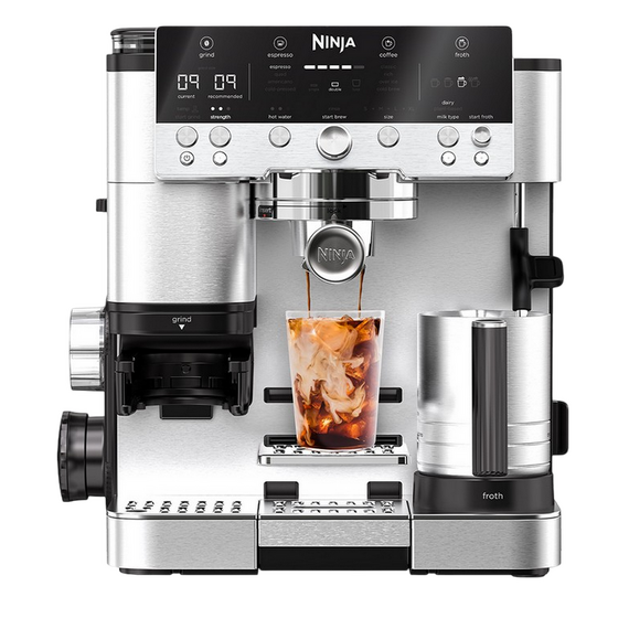 Cafetiera manuala Ninja ES601EU, 1650W, Oțel inoxidabil, 3 image