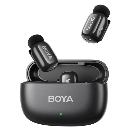 Microfon portabil pentru înregistrare vocală Boya Mini 2-02, Fără fir, Argintiu, 3 image