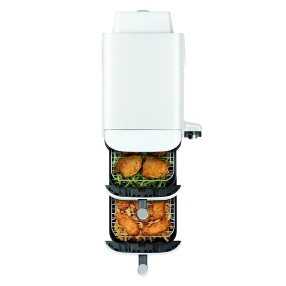 Friteuză cu aer cald Ninja Double Stack XL SL400EUWH, Alb, 2 image