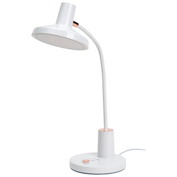 Lampa de birou Platinet PDL089, Alb