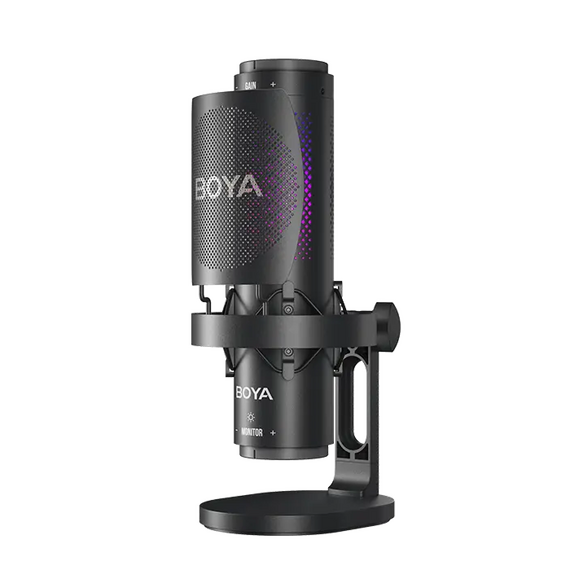 Microfon Gaming Boya K9, Cu fir, Negru, 2 image