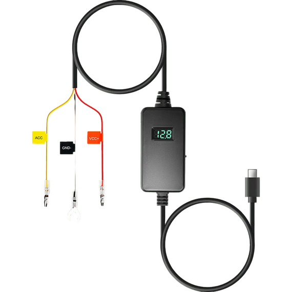 70mai Adjustable Hardwire Kit UP06, Negru