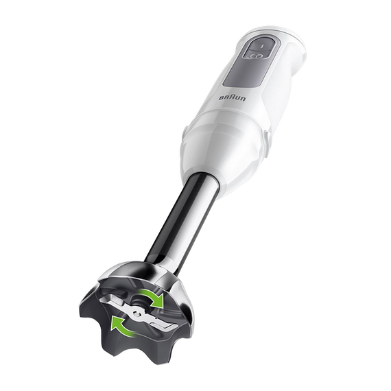 Blender de mână Braun MQ 50001 M WH, Alb, 2 image