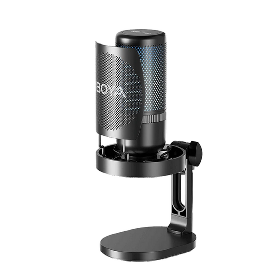 Microfon Gaming Boya K3, USB, Negru