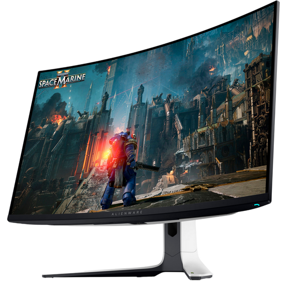 32" Monitor Gaming DELL AW3225QF, QD OLED 3840x2160 4K UHD, Negru | Alb, 3 image