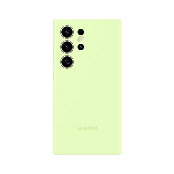 Husă Samsung Silicone Cover Galaxy S24 Ultra, Verde