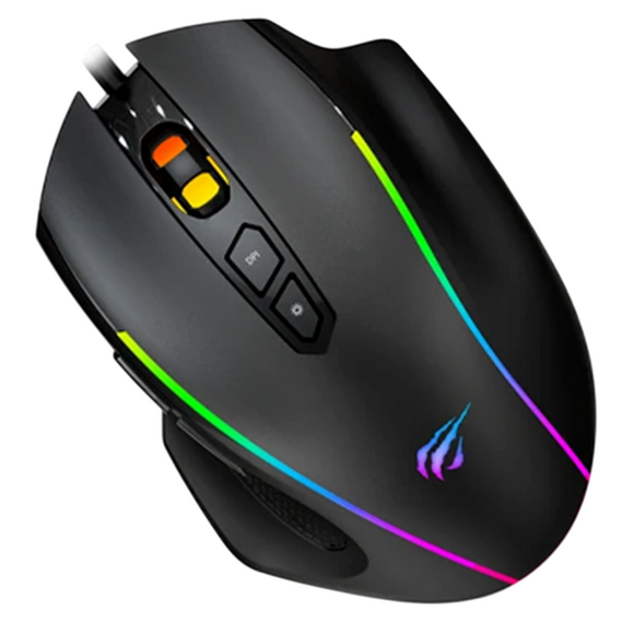 Gaming Mouse Havit MS1011SE, Negru, 6 image