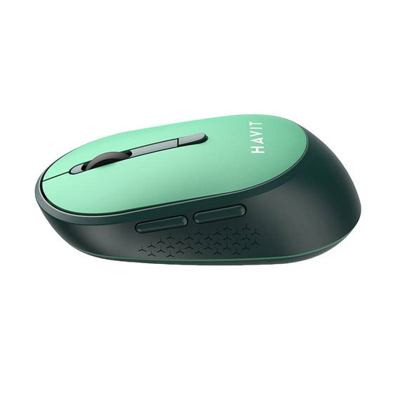 Mouse Wireless Havit MS78GT, Verde, 2 image