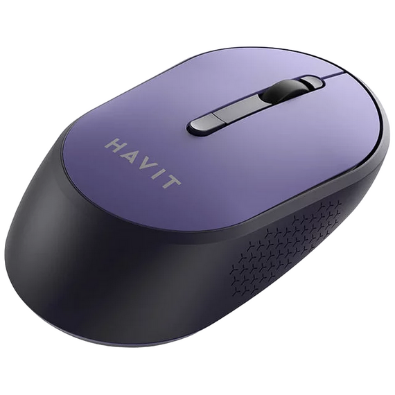 Mouse Wireless Havit MS78GT, Violet, 2 image