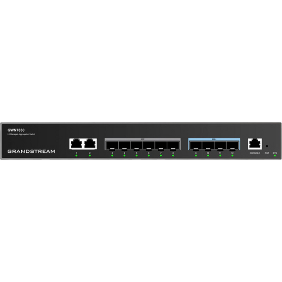 Switch de rețea Grandstream GWN7830, 2 x Gigabit Ethernet, 2 image