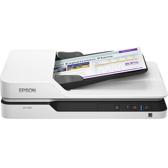 Scanner Tablet Epson WorkForce DS-1630, A4, Gri, 6 image