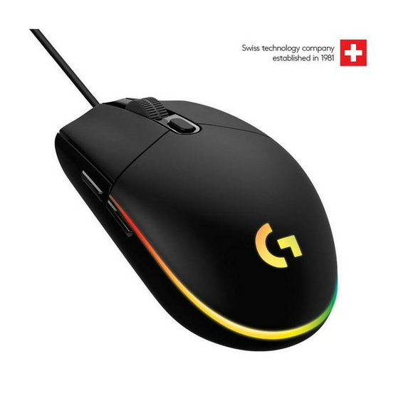 Gaming Mouse Logitech G102, Negru, 3 image