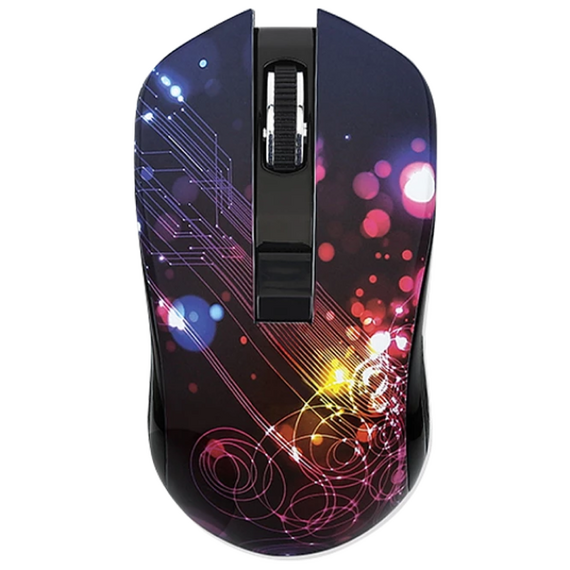 Mouse Wireless QUMO Fractal, Multicolor