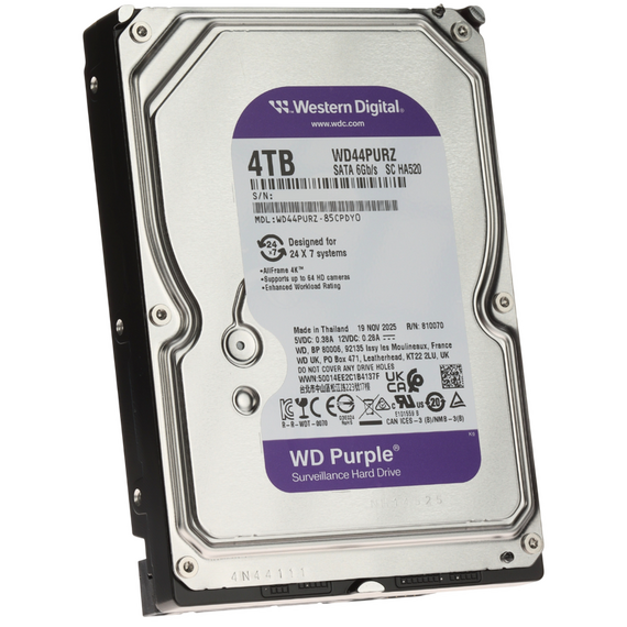 Unitate HDD Western Digital WD Purple, 3.5", 4 TB , 2 image