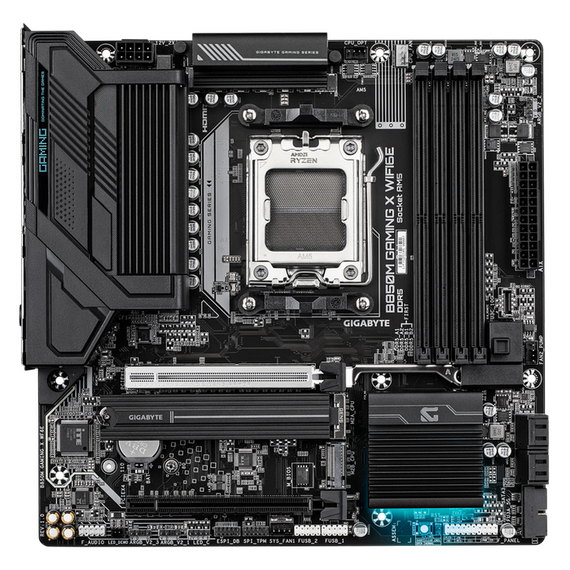 Placă de bază Gigabyte B850M GAMING X WF6E, AM5, AMD B850, Micro-ATX, 2 image
