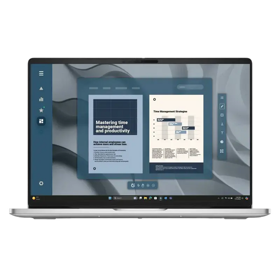 Laptop Business 16" DELL Pro 16 PC16255, Platinum Silver, AMD Ryzen AI 5 PRO 340, 16GB/512GB, Windows 11 Pro