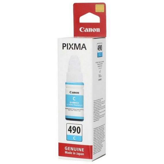 Recipient de cerneală Barva G490 (Canon G-Series), G490-504 (709), Cyan, 3 image