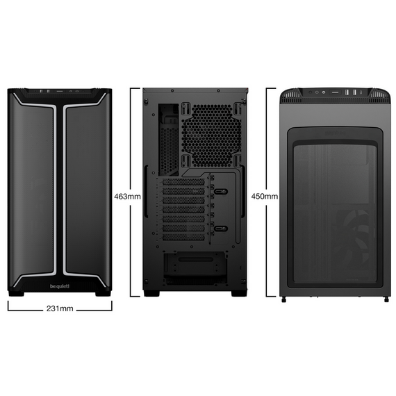 Carcasă PC be quiet! Pure Base 501 DX, Midi-Tower, Fără PSU, Negru, 7 image