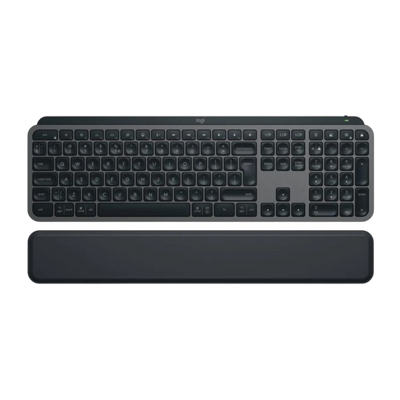Tastatură Logitech MX Keys S Plus, Cu fir / Fără fir, Grafit