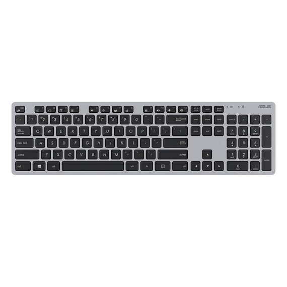 Set Tastatură + Mouse ASUS W5000, Fără fir, Gri, 3 image