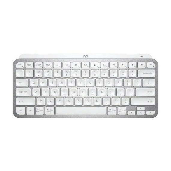 Tastatură Logitech MX Keys Mini, Fără fir, Gri pal, 3 image