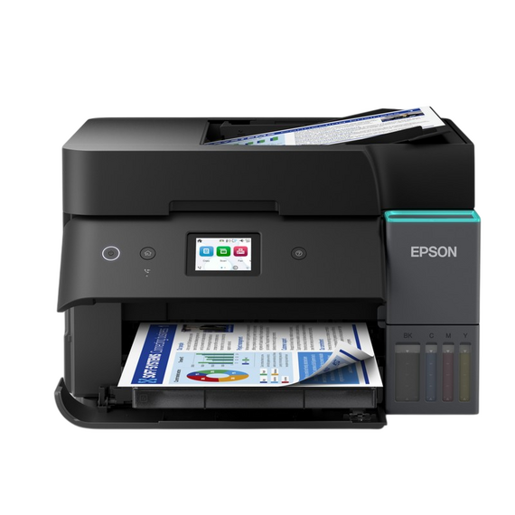 Multifunctional Inkjet Epson EcoTank L6390, Negru, 2 image