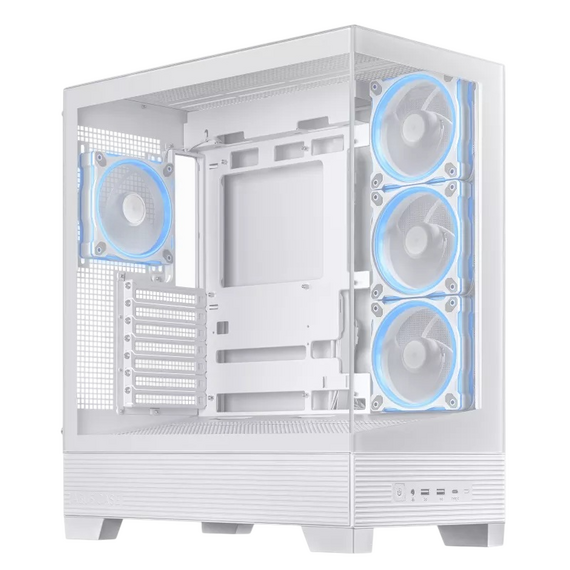 Carcasă PC ASUS A31 PLUS TG ARGB, Midi-Tower, Alb, 2 image