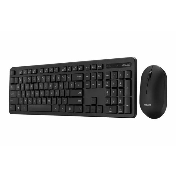 Set Tastatură + Mouse ASUS CW100, Fără fir, Negru, 2 image