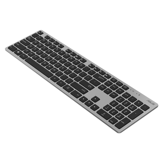 Set Tastatură + Mouse ASUS W5000, Fără fir, Gri, 2 image
