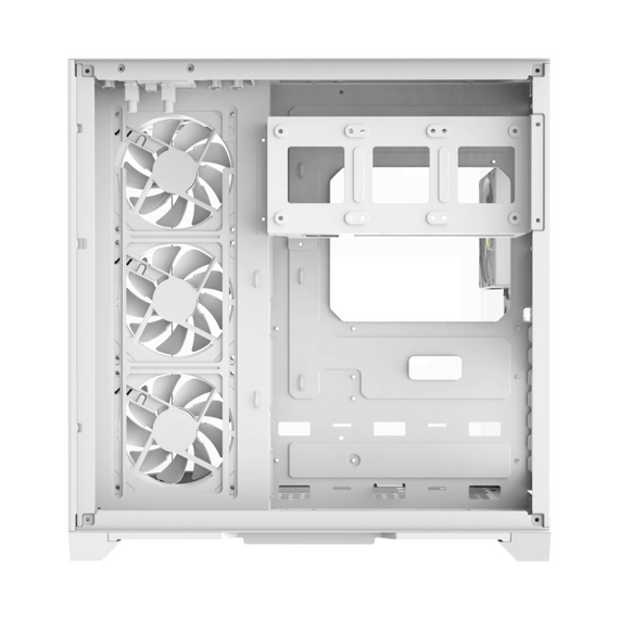 Carcasă PC Gamemax HYPE-A, Midi-Tower, Fără PSU, Alb, 2 image