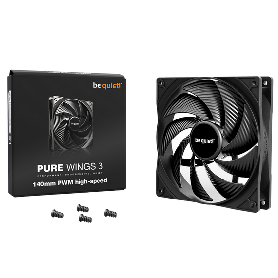 Ventilator PC be quiet! Pure Wings 3 PWM High-speed, 140 mm, 3 image
