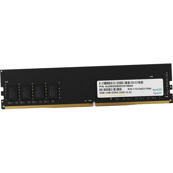 Memorie RAM Apacer AU08GGB32CSYBGH, DDR4 SDRAM, 3200 MHz, 8GB
