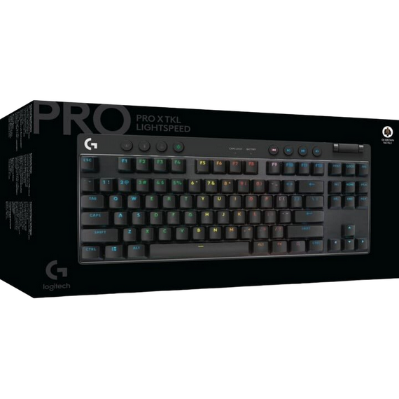 Tastatură Logitech G Pro X TKL, Cu fir / Fără fir, Negru, 2 image