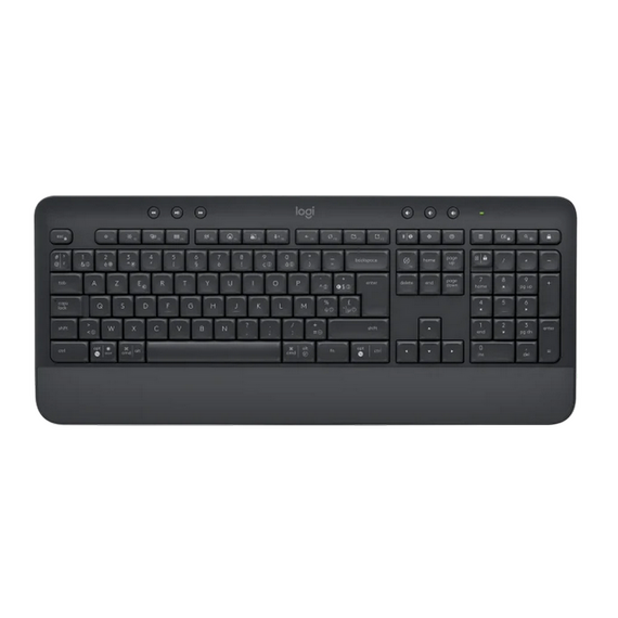Tastatură Logitech K650, Fără fir, Grafit