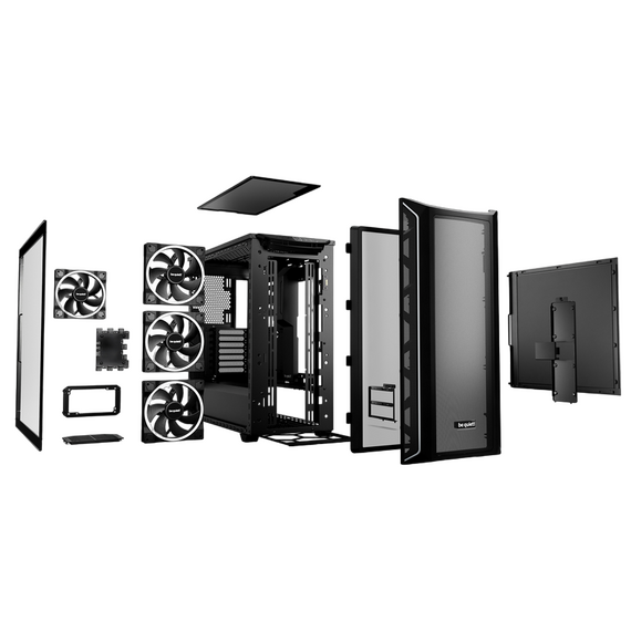 Carcasă PC be quiet! Shadow Base 800 FX, Full-Tower, Fără PSU, Negru, 2 image