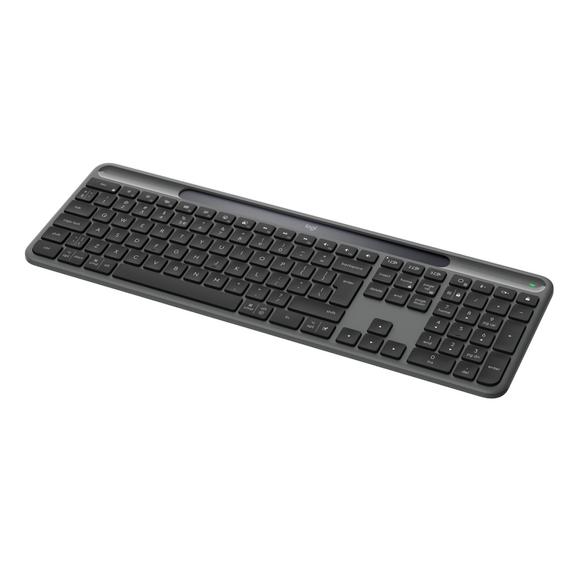 Tastatură Logitech Signature Slim Solar K980, Fără fir, Grafit, 2 image
